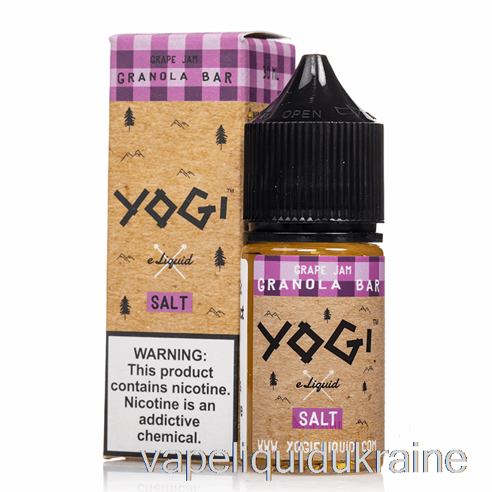 Vape Ukraine Grape Jam Granola Bar - Yogi Salts E-Liquid - 30mL 35mg